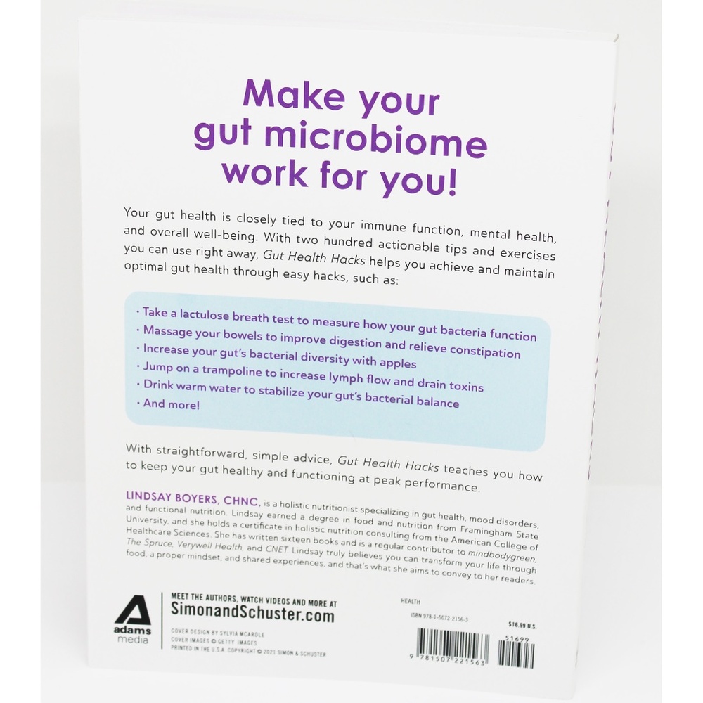 NEW Gut Health Hacks by Lindsay Boyers Paperback edition - Picture 3 of 4
